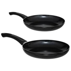 2 poêles en aluminium Noir