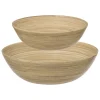 2 saladiers 25 et 30 cm bambou