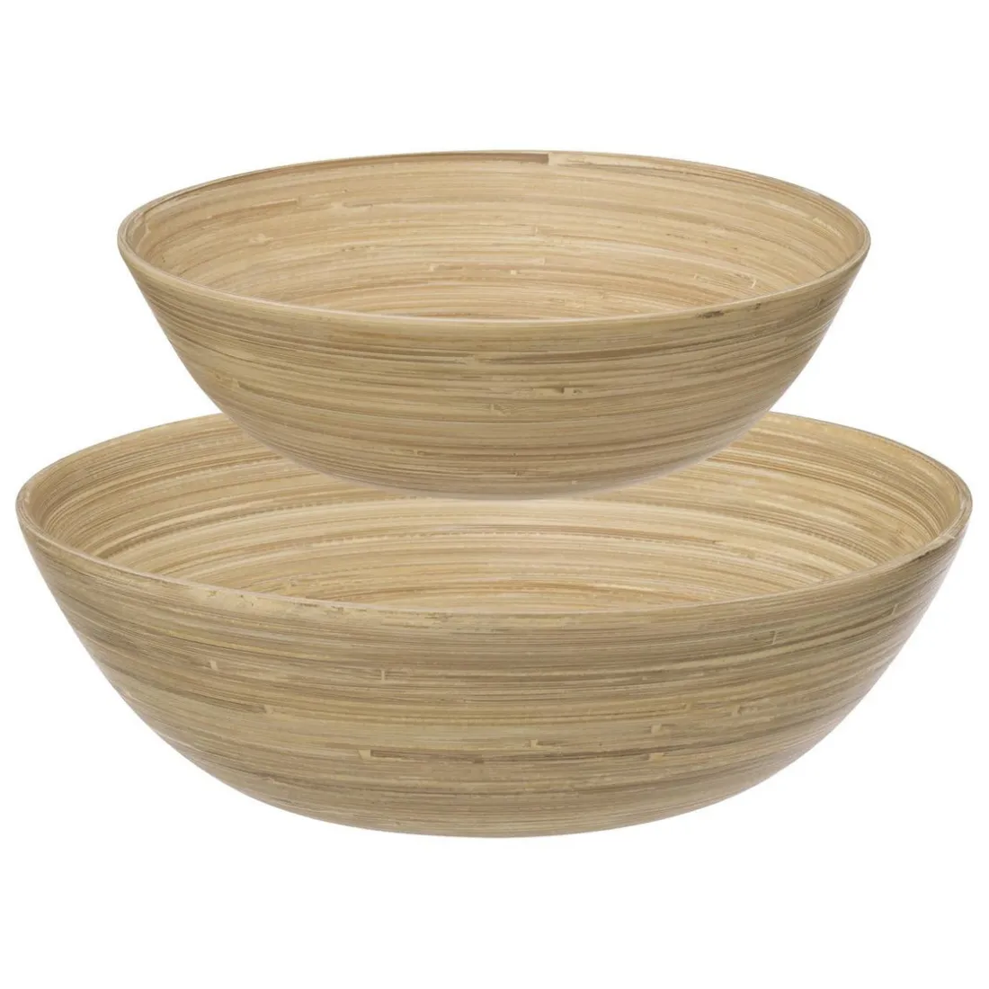 2 saladiers 25 et 30 cm bambou