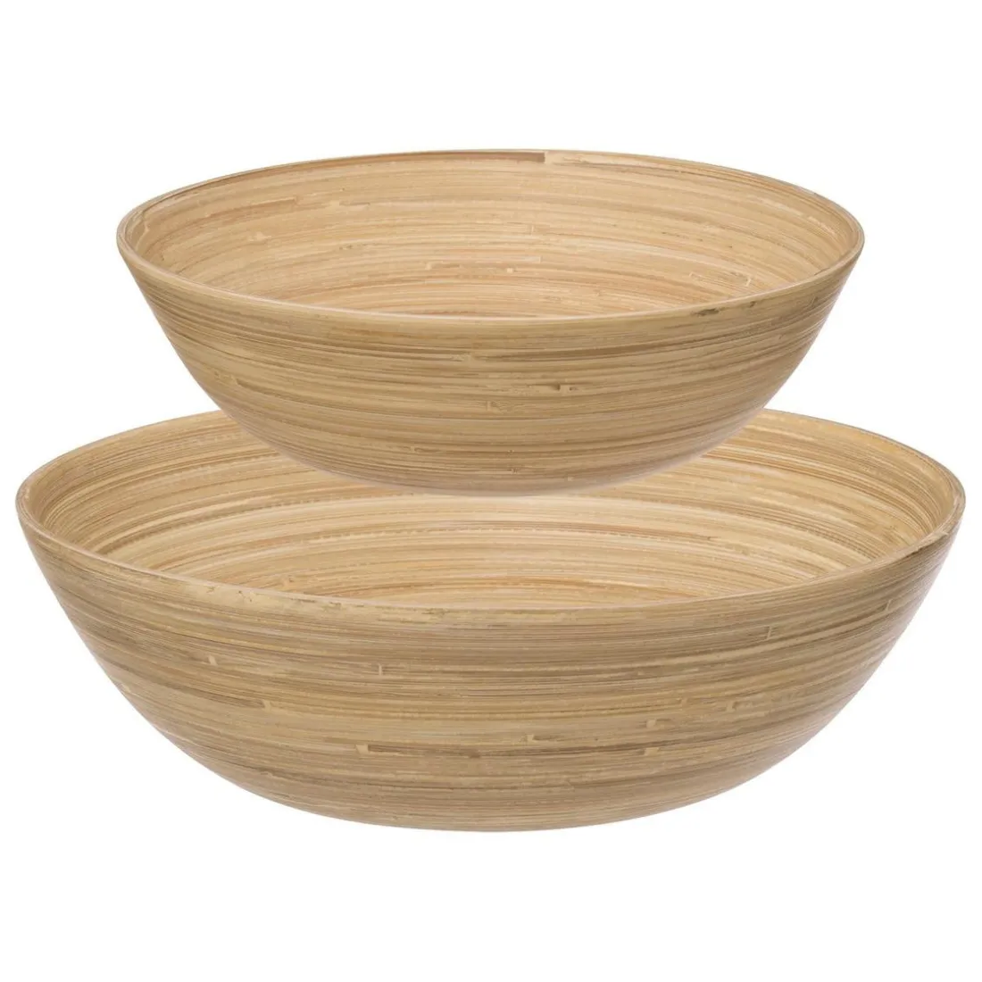 2 saladiers 25 et 30 cm bambou