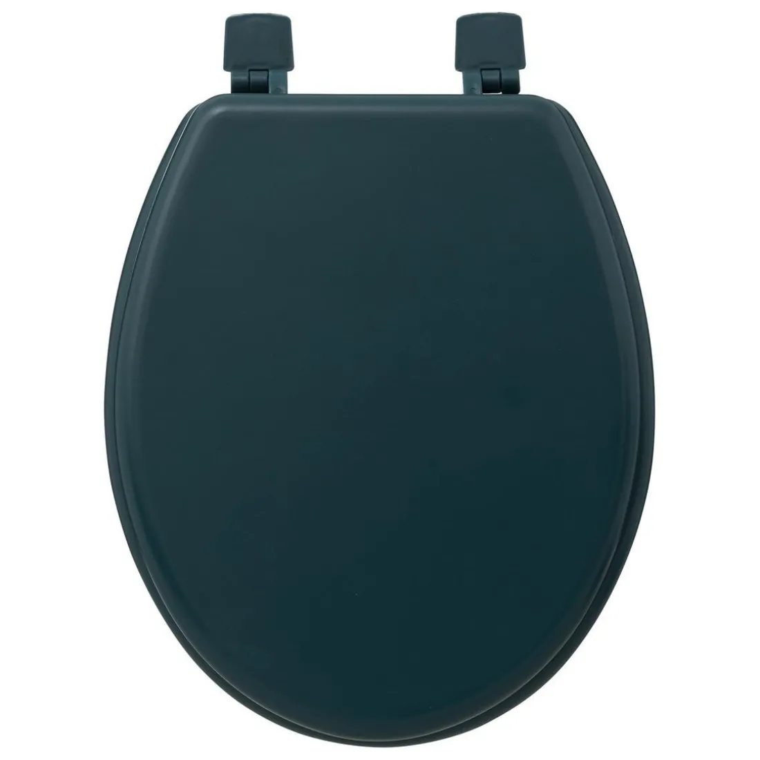Abattant WC bleu pétrole bois