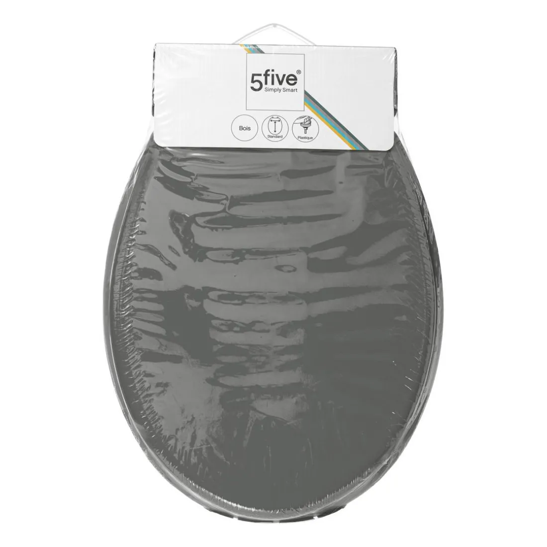 Abattant WC bois gris