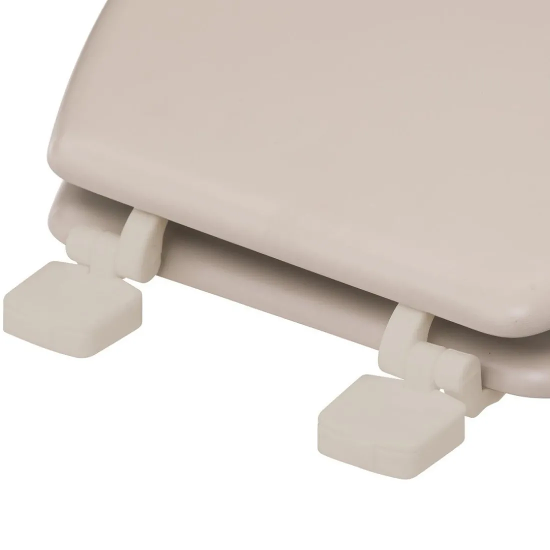 Abattant WC taupe bois