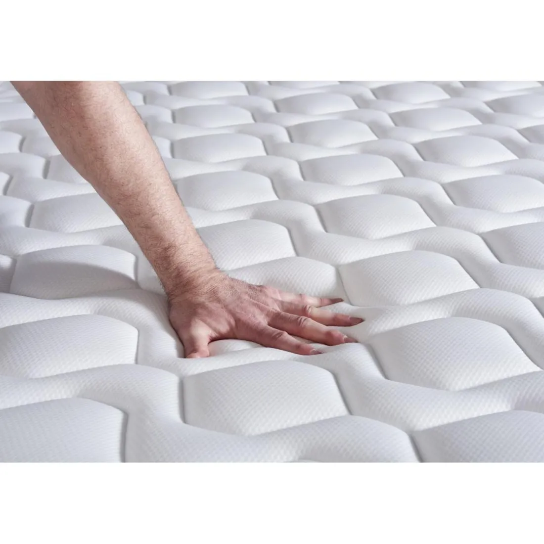 ACTISOM matelas Ressorts ensaches et Memoire de forme ACTIFLEX ERGO Maxi epaisseur 5zones de confort