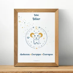 Affiche de décoration bébé Bélier