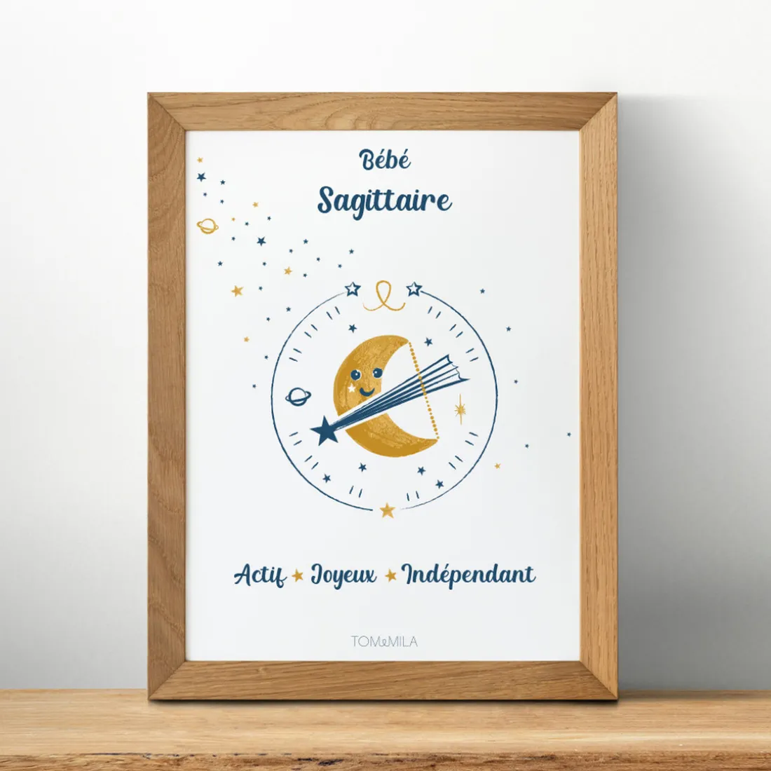 Affiche de décoration bébé Sagittaire