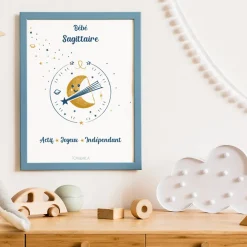 Affiche de décoration bébé Sagittaire