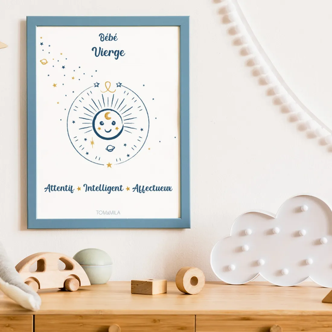 Affiche de décoration bébé Vierge