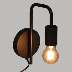 Applique Keli D12 noir en métal