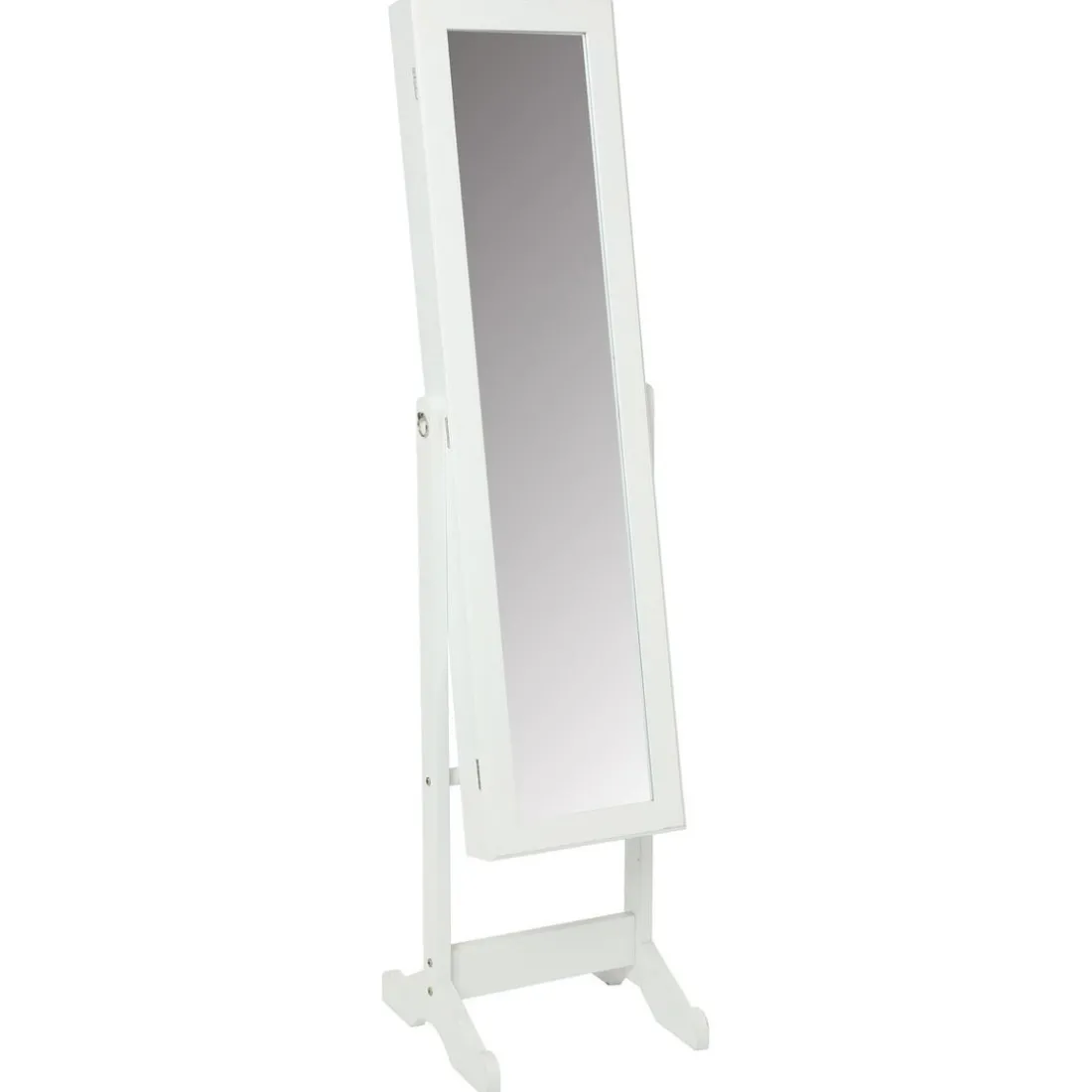 Armoire à bijoux blanche