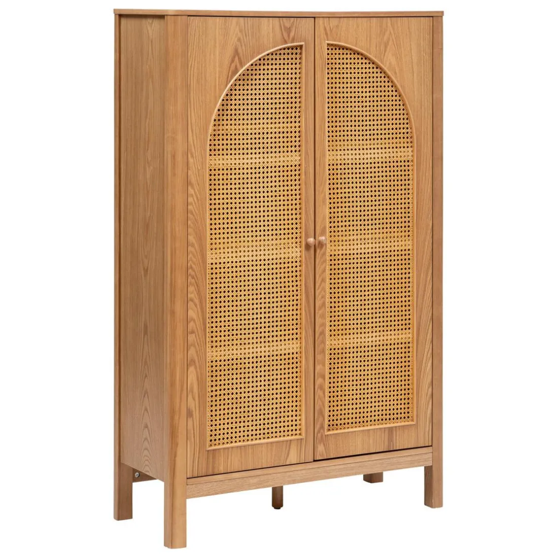 Armoire 2 portes en placage frêne