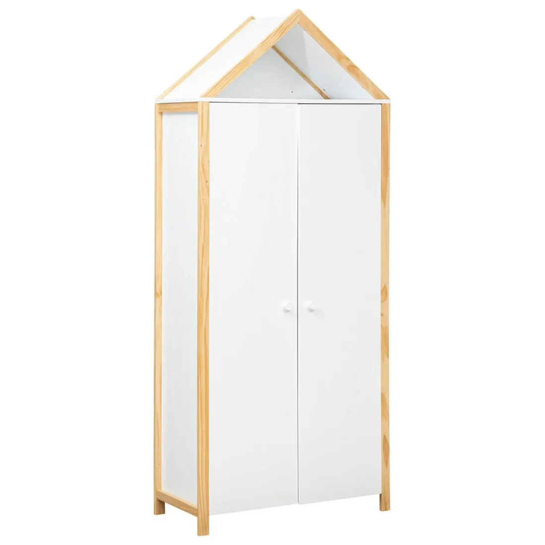 Armoire blanc en bois KIMA