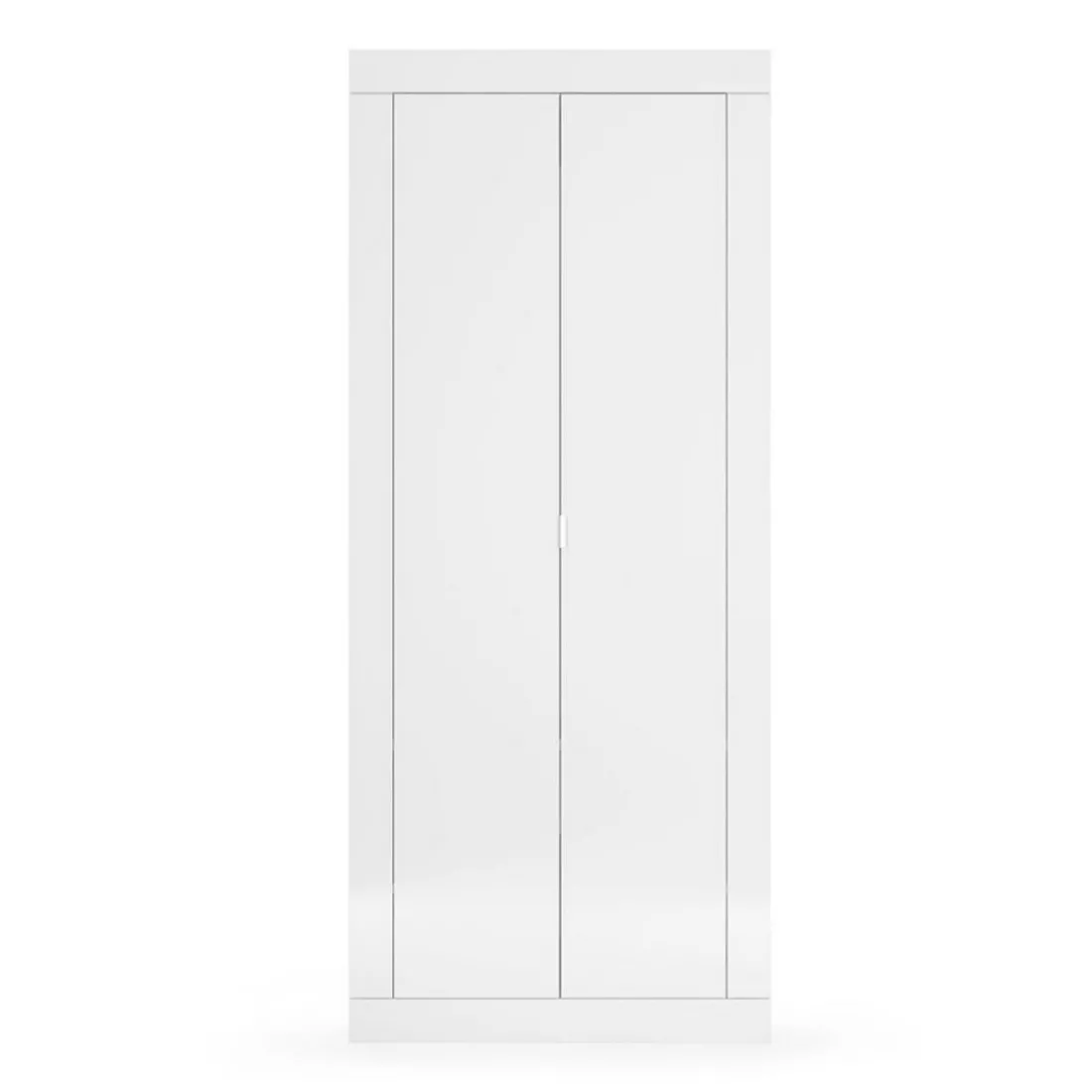 Armoire de rangement salle de bain 2 Portes Miroir 5 étagères L70 x H195 cm