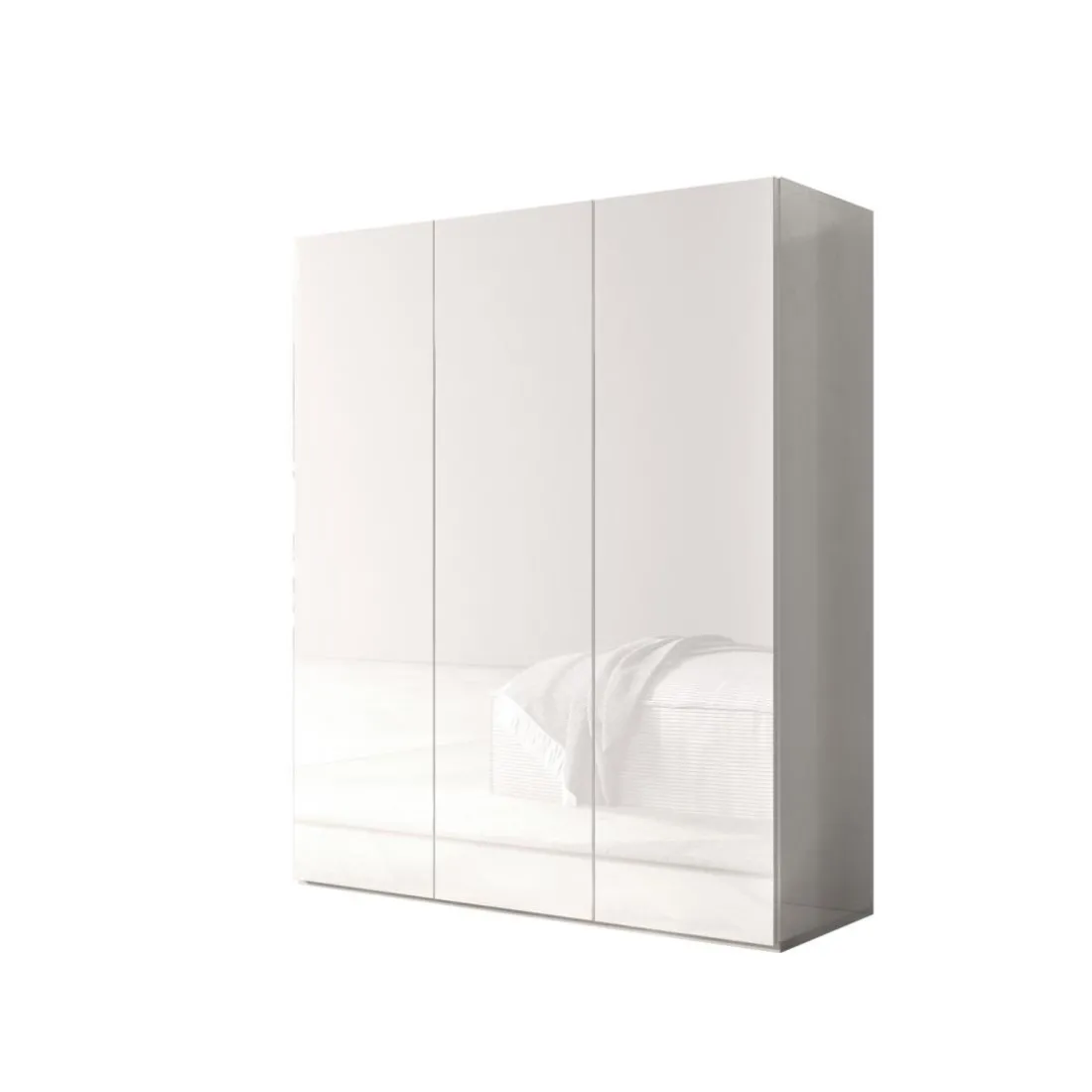 Armoire derangement 3 portes 8 étagères reglable