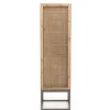 Armoire métal 1 porte cannage - DORIA