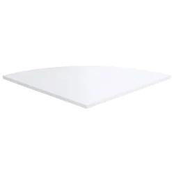 Assemblage d'angle pour bureau blanc CALVIA 3