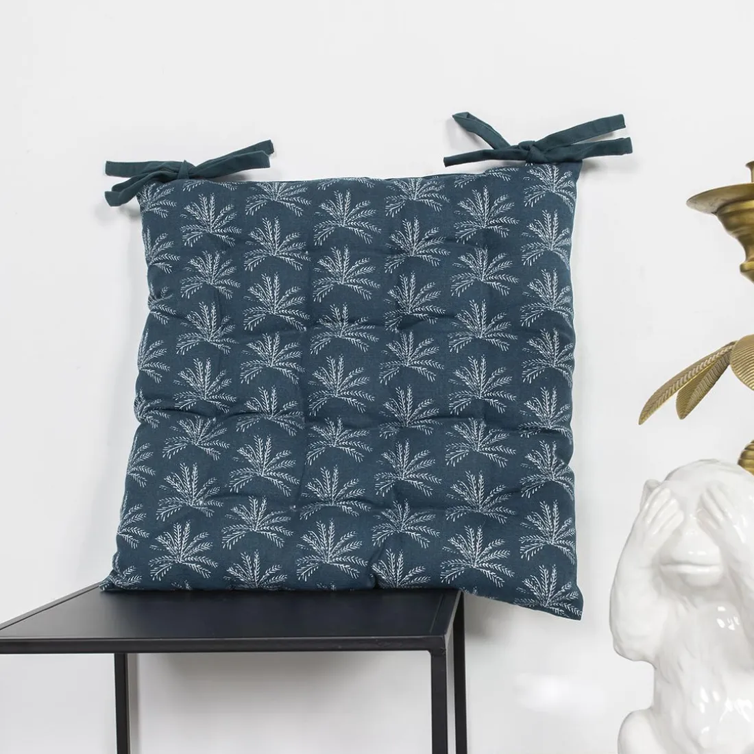 Assise matelassée PALMERAIE Vert en Coton
