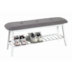 Banc à Chaussures Blanc