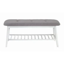 Banc à Chaussures Blanc