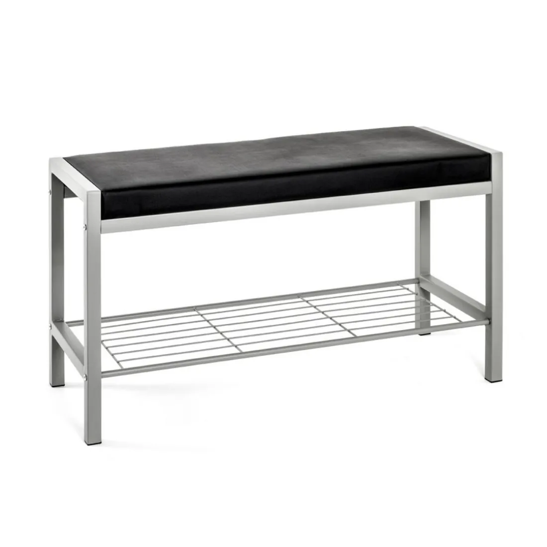 Banc de rangement chaussures assise rembourée