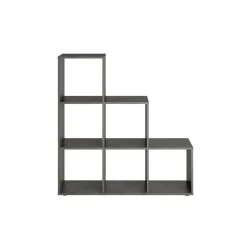 Bibliothèque 6 Compartiments Béton MEGA