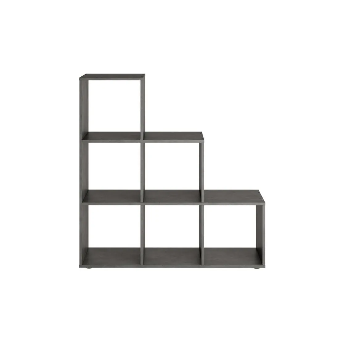 Bibliothèque 6 Compartiments Béton MEGA