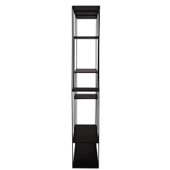 Bibliothèque 6 niveaux en métal noir