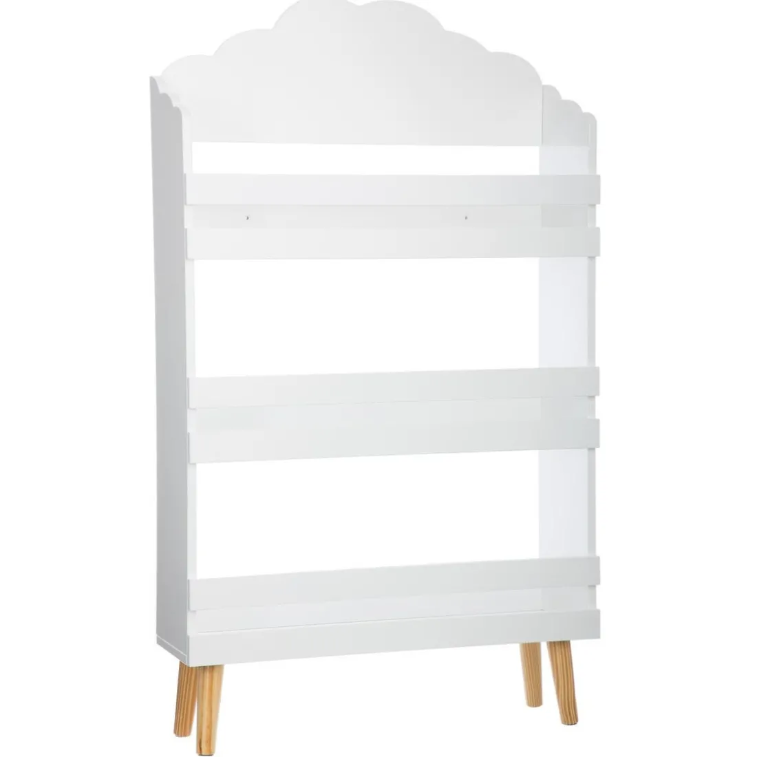 Bibliothèque nuage blanc 3 étagères