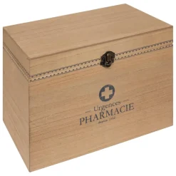 Boite pharmacie en bois