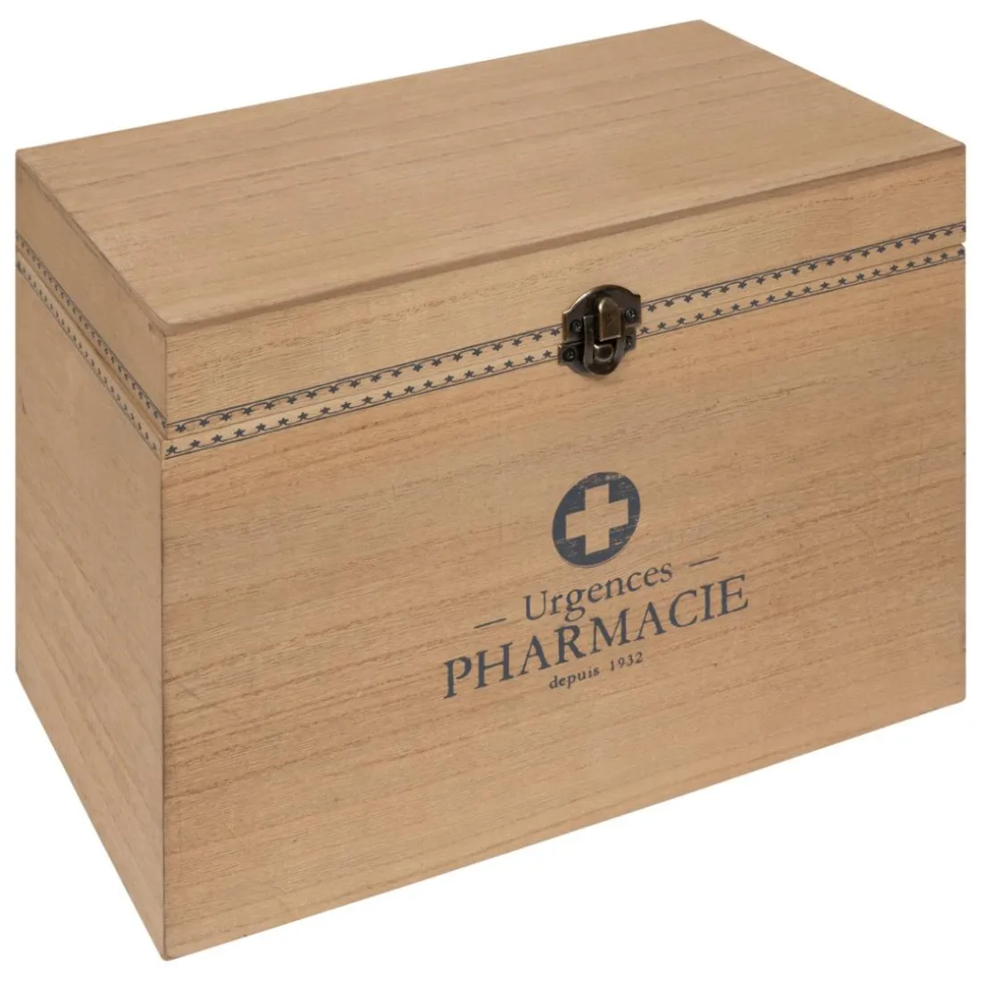 Boite pharmacie en bois