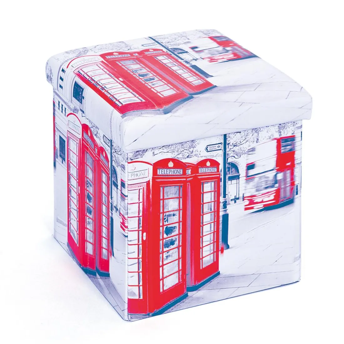 Boite pliable SETTI petit London assise rembourrée