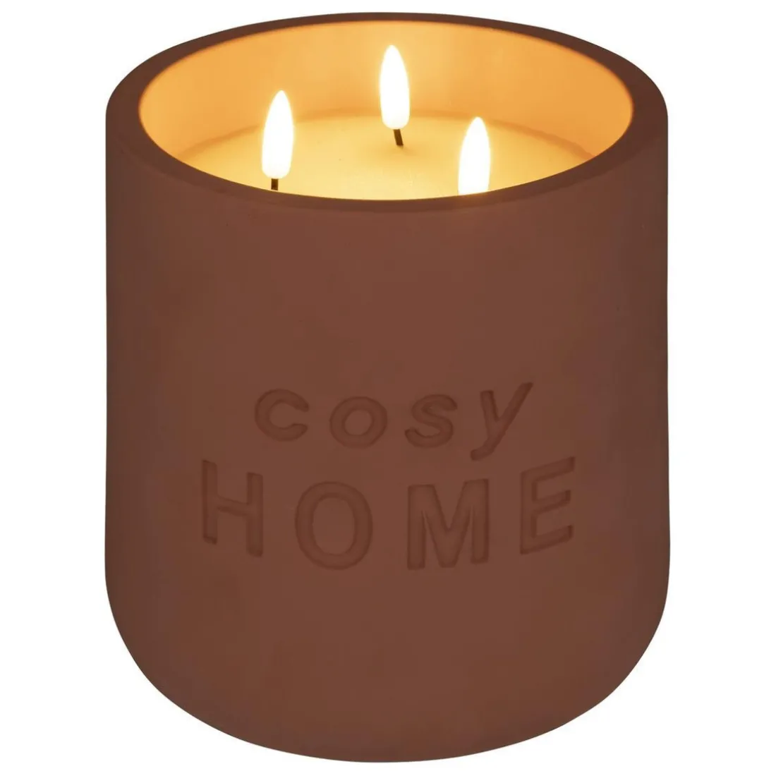 Bougie Led terracotta