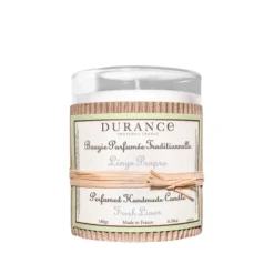 Bougie parfumée traditionnelle Linge Propre - Durance