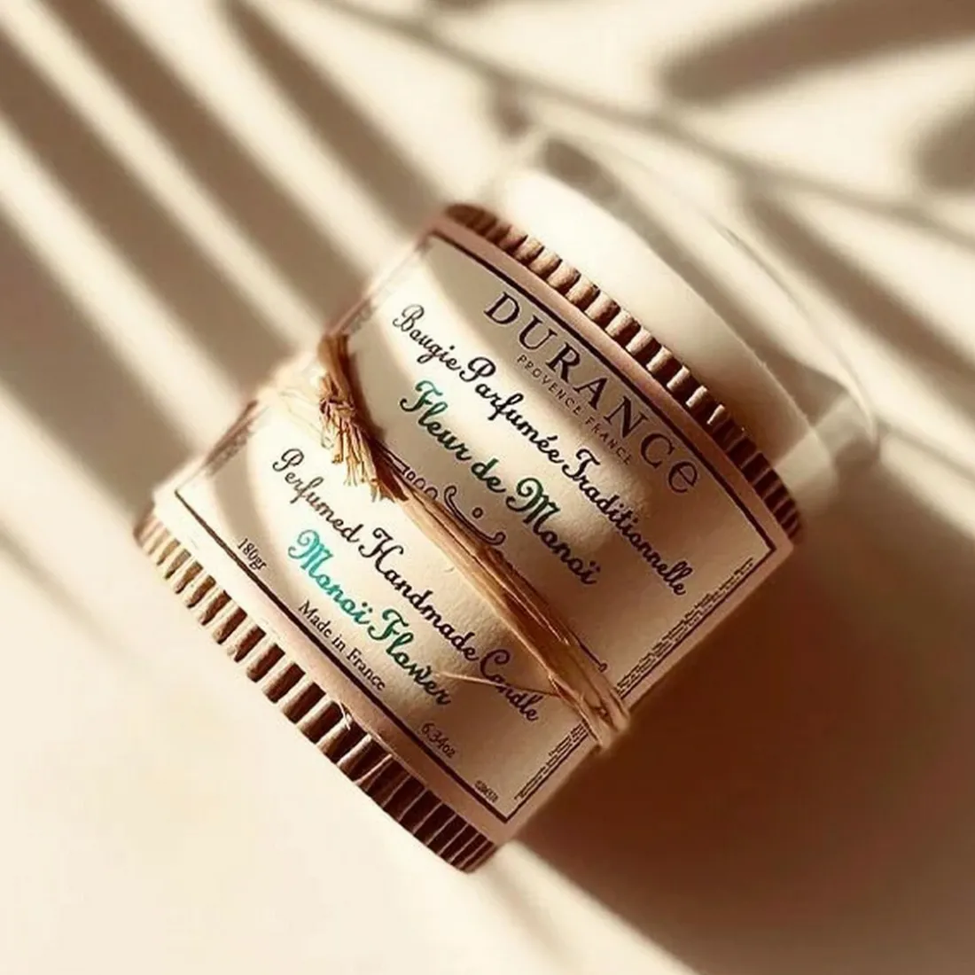 Bougie Traditionnelle Durance Parfum Fleur De Monoi Swann