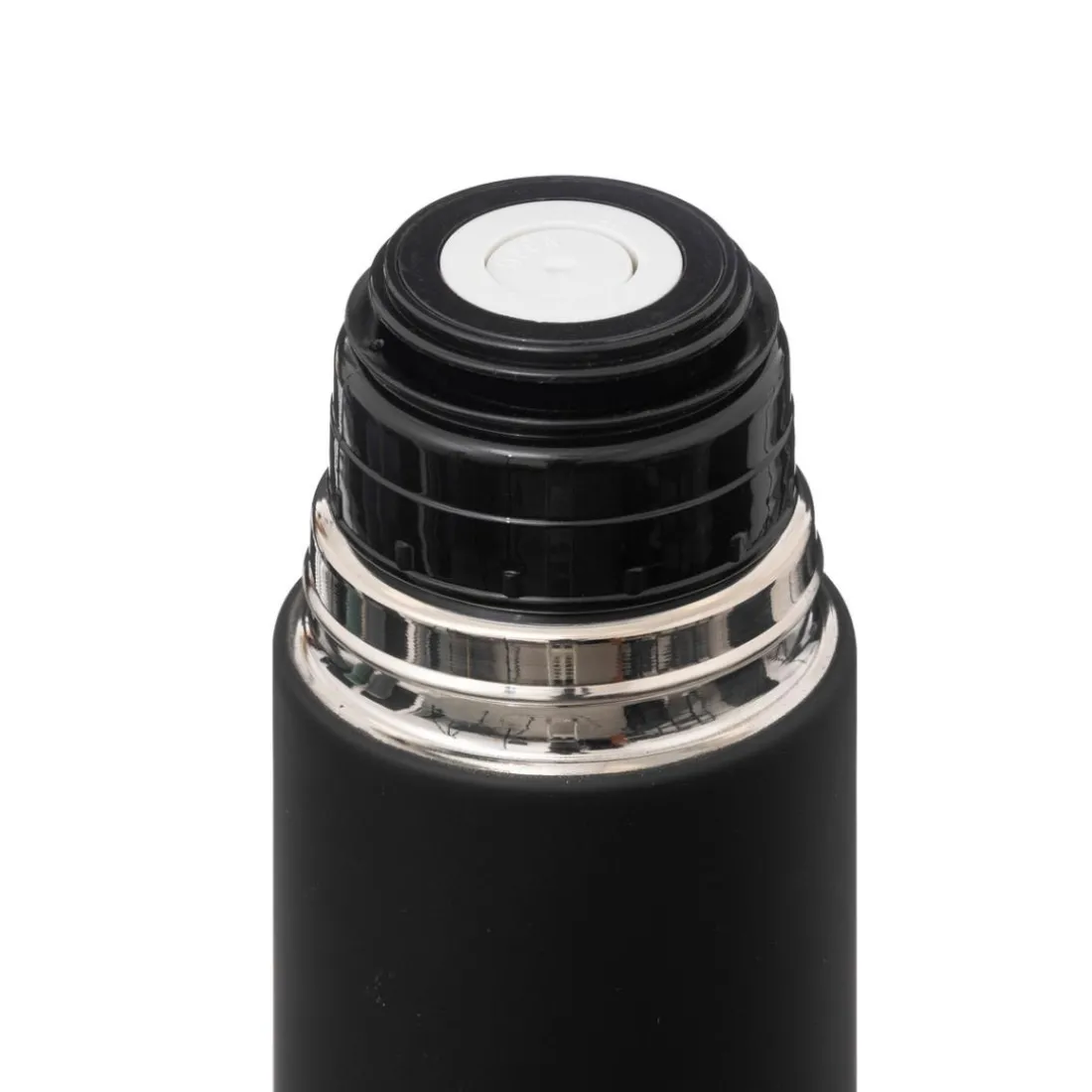 Bouteille isotherme Gris avec couvercle tasse 1L