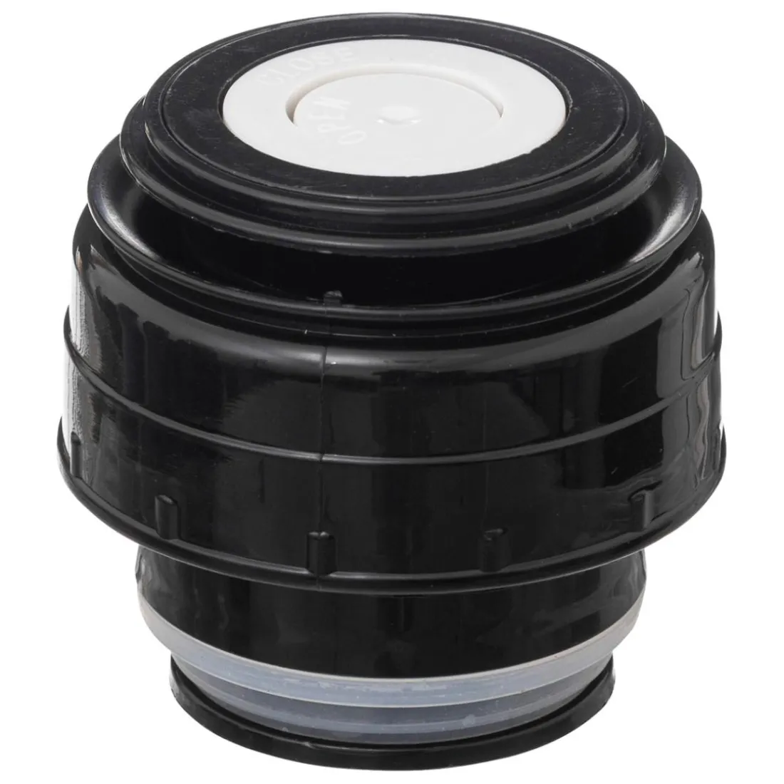 Bouteille isotherme 1L Noir avec couvercle tasse