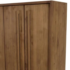 Buffet 4 portes 1 niche en bois de teck recyclé