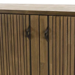 Buffet 3 Portes Acacia Pieds Métal GINO