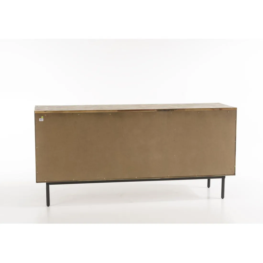 Buffet 3 Portes Acacia Pieds Métal GINO