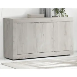 Buffet 3 portes BASIC décor chene pin