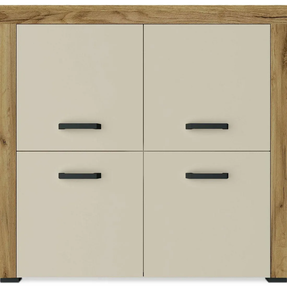 Buffet 4 portes battantes Chêne Clair