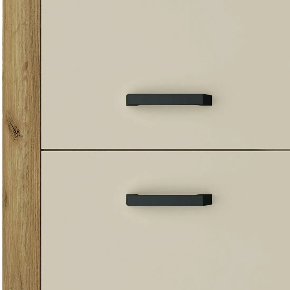 Buffet 4 portes battantes Chêne Clair