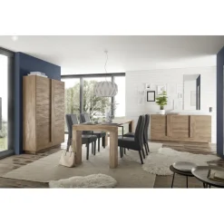 Buffet 3 portes chene mercure beige