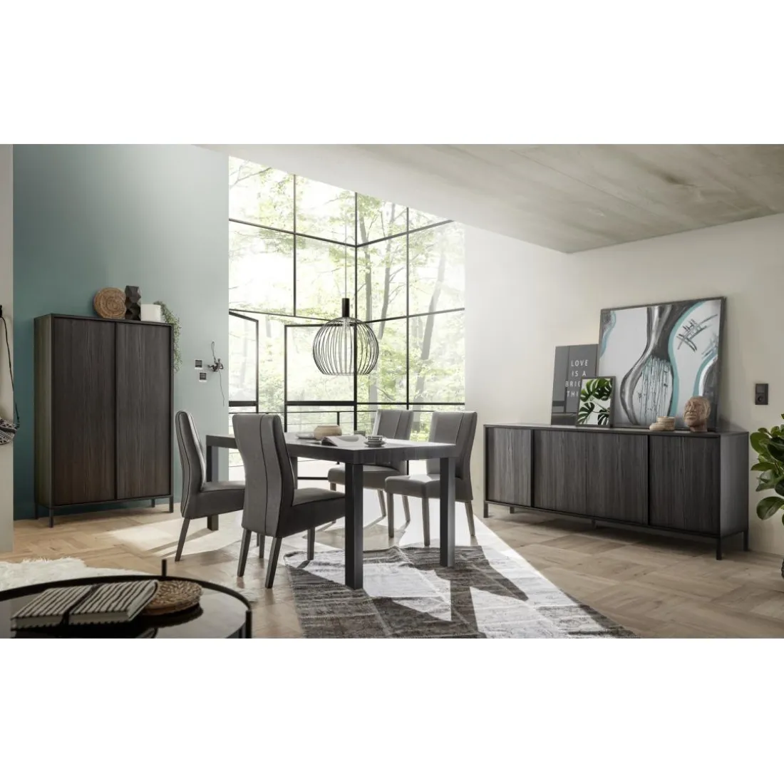 Buffet 4 portes en panneaux de particules de première qualité