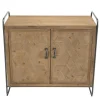 Buffet 2 portes en Sapin pieds métal - ZELYA