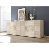 Buffet 4 portes MIRO décor chêne