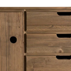 Buffet ANDY Scandi Bois 2 Portes 3 Tiroirs Sapin
