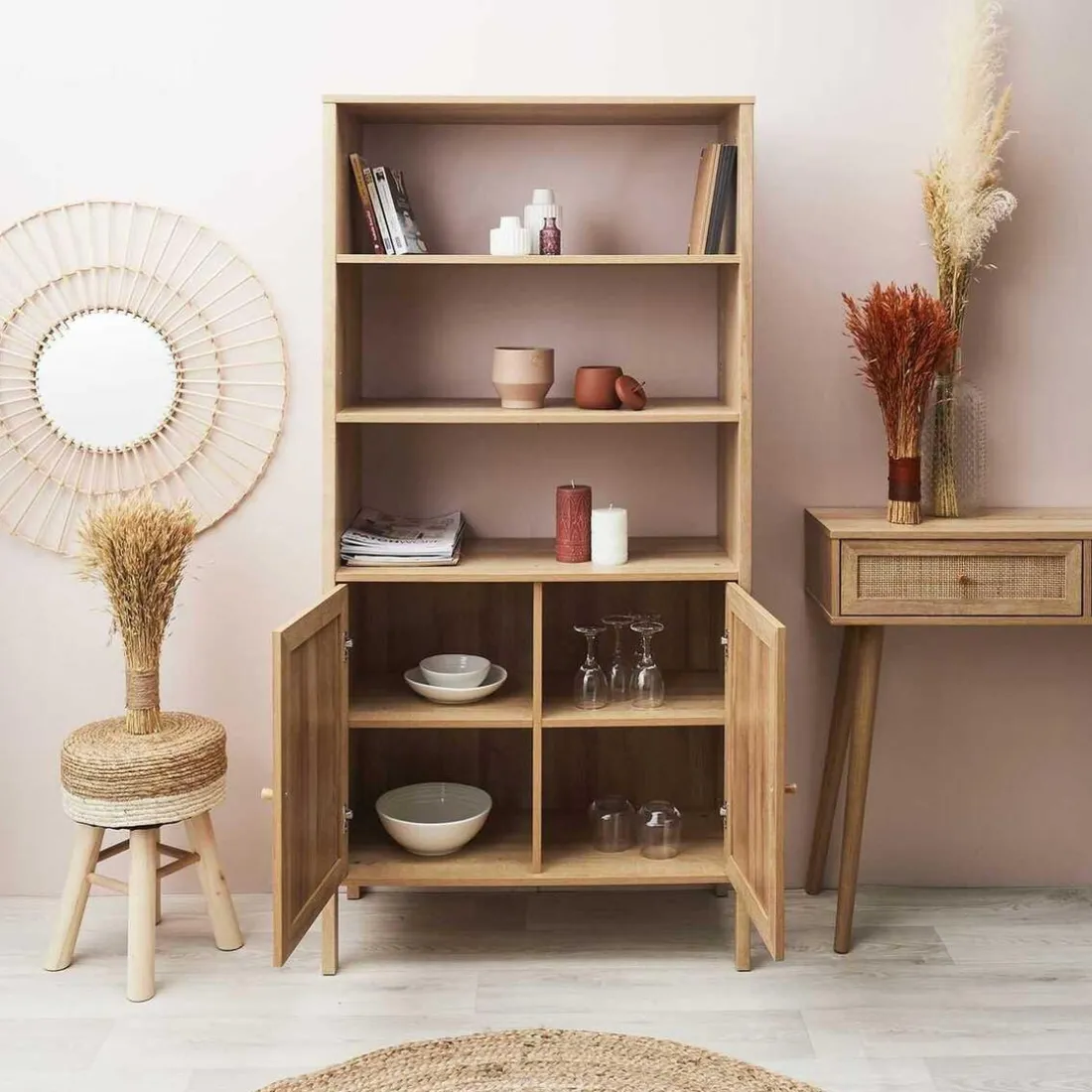 Buffet avec 3 étages en Bois