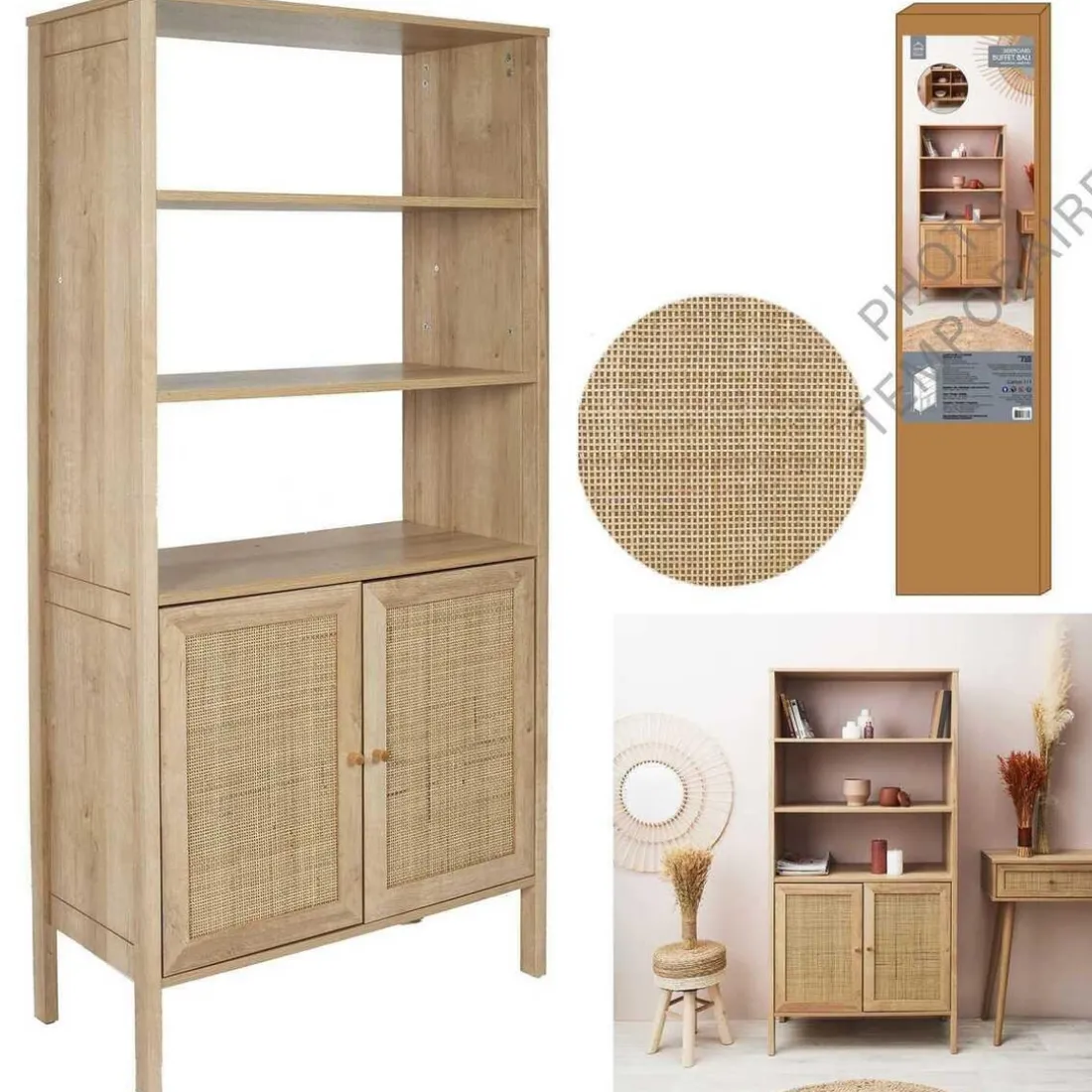 Buffet avec 3 étages en Bois