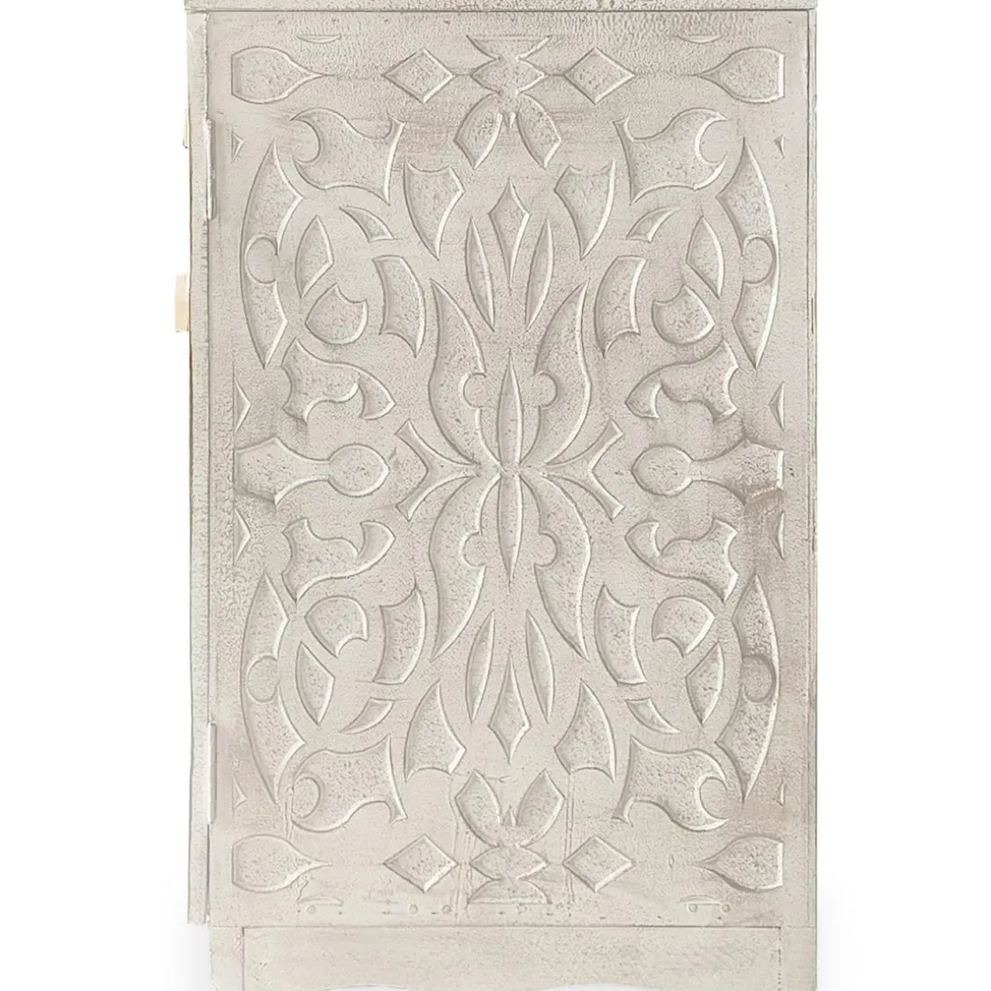 Buffet avec moulures PORTO Bois Blanc et Or